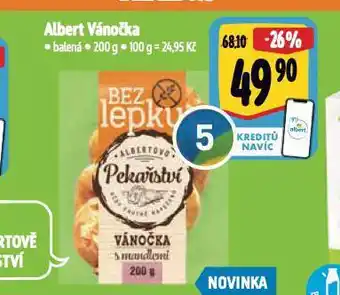 Albert Albert vánočka bez lepku nabídka