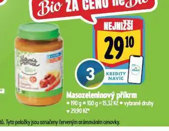 Albert Masozeleninový příkrm nabídka