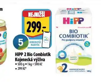 Albert Hipp 2 bio combiotik kojenecká výživa nabídka