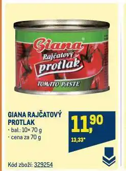 Makro Giana rajčatový protlak nabídka