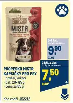 Makro Propesko mistr kapsičky pro psy nabídka