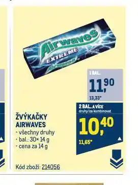 Makro Žvýkačky airwaves nabídka