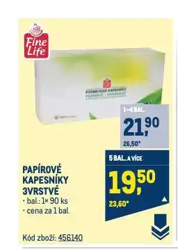 Makro Papírové kapesníky nabídka