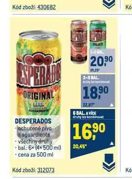 Makro Desperados nabídka