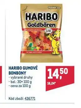 Makro Haribo bonbony nabídka