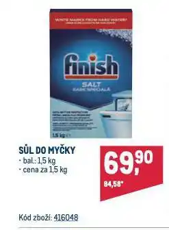 Makro Finish sůl do myčky nabídka