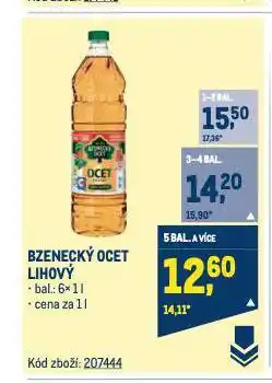 Makro Bzenecký ocet lihový nabídka