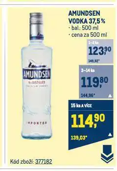Makro Amundsen vodka nabídka