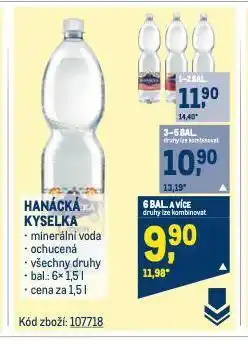Makro Hanácká kyselka nabídka