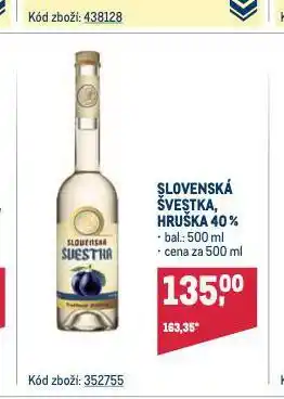 Makro Slovenská švestka nabídka