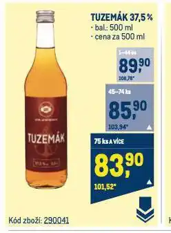 Makro Tuzemák nabídka