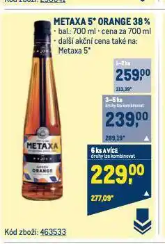 Makro Metaxa 5 nabídka