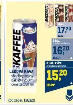 Makro Ledová káva nabídka