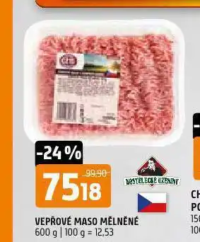 Terno Vepřové maso mělněné nabídka