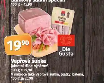 Coop Vepřová šunka nabídka