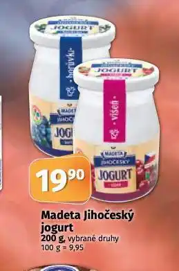 Coop Madeta jihočeský jogurt nabídka