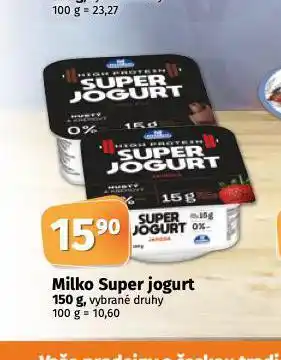 Coop Milko super jogurt nabídka