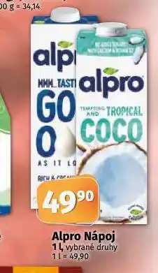 Coop Alpro nápoj nabídka