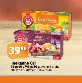 Coop Teekanne čaj nabídka