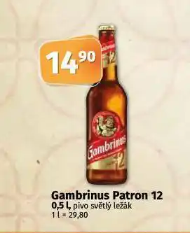 Coop Pivo gambrinus nabídka
