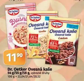 Coop Dr. oetker ovesná kaše nabídka