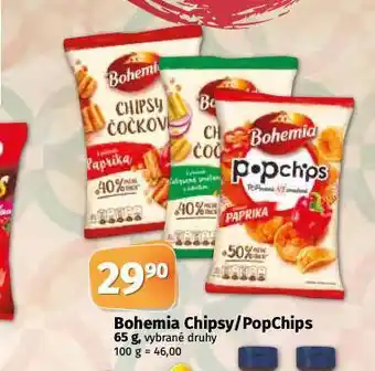 Coop Bohemia chipsy nabídka