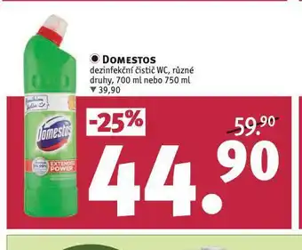 Rossmann Domestos dezinfekční čistič wc nabídka