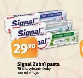 Coop Signal zubní pasta nabídka