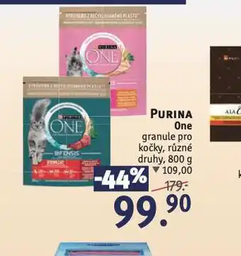 Rossmann Purina one granule pro kočky nabídka