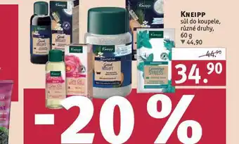 Rossmann Kneipp sůl do koupele nabídka
