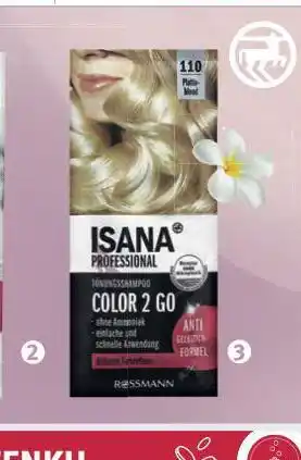 Rossmann Isana tónovací šampon nabídka