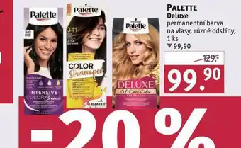 Rossmann Palette deluxe permanentní barva na vlasy nabídka