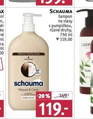 Rossmann Schauma šampon nabídka