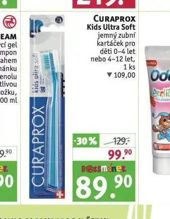 Rossmann Curaprox kids ultra soft jemný zubní kartáček nabídka