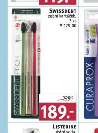 Rossmann Swissdent zubní kartáček nabídka