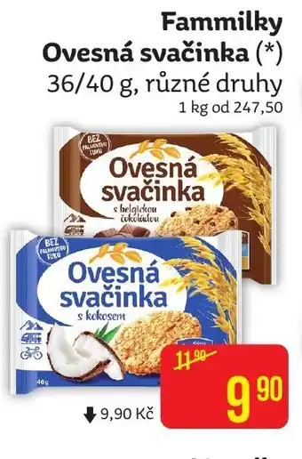 Teta Fammilky Ovesná svačinka nabídka