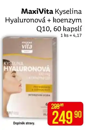 Teta MaxiVita Kyselina Hyaluronová + koenzym Q10, 60 kapslí nabídka