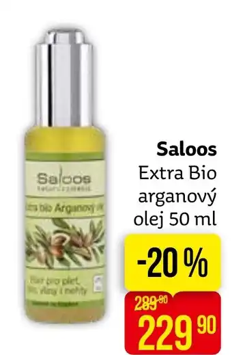Teta Saloos Extra Bio arganový olej 50 ml nabídka