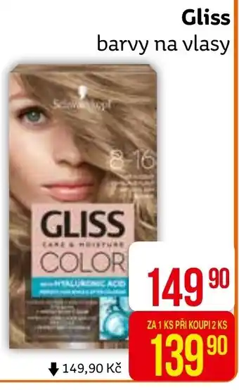 Teta Gliss barvy na vlasy nabídka