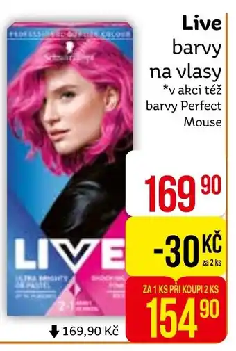 Teta Live barvy na vlasy nabídka