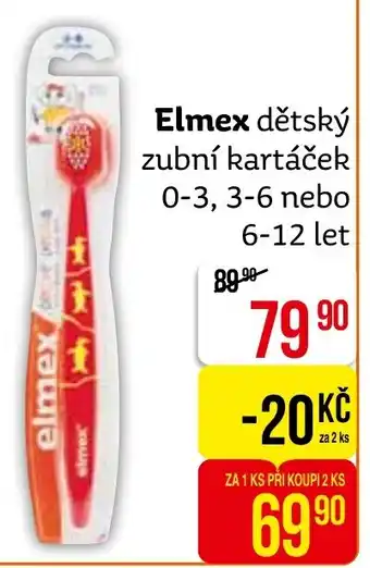 Teta Elmex dětský zubní kartáček nabídka