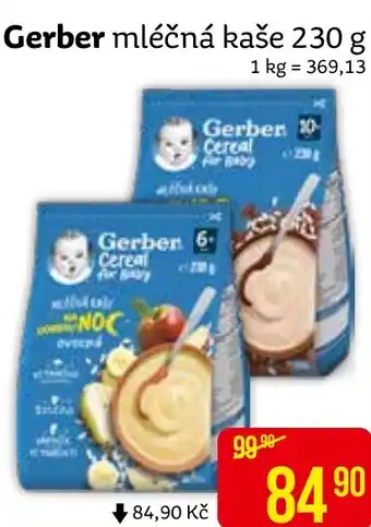 Teta Gerber mléčná kaše 230 g nabídka