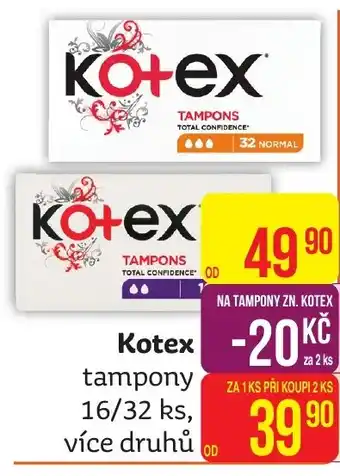Teta Kotex nabídka