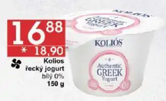 Jip Kolios řecký jogurt bilý 0% 150 g nabídka