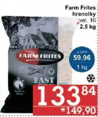 Jip Farm Frites hranolky vel. 10 2,5 kg nabídka