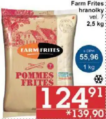 Jip Farm Frites hranolky vel. 7 2,5 kg nabídka