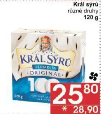 Jip Král sýrů různé druhy 120 g nabídka