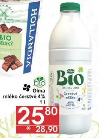 Jip Olma mléko čerstvé 4% 1l nabídka