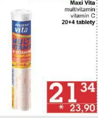 Jip Maxi Vita multivitamin vitamin C 20+4 tablety nabídka