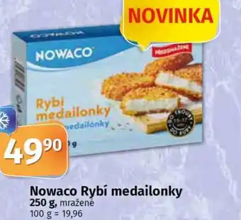 Konzum Nowaco Rybí medailonky 250g nabídka